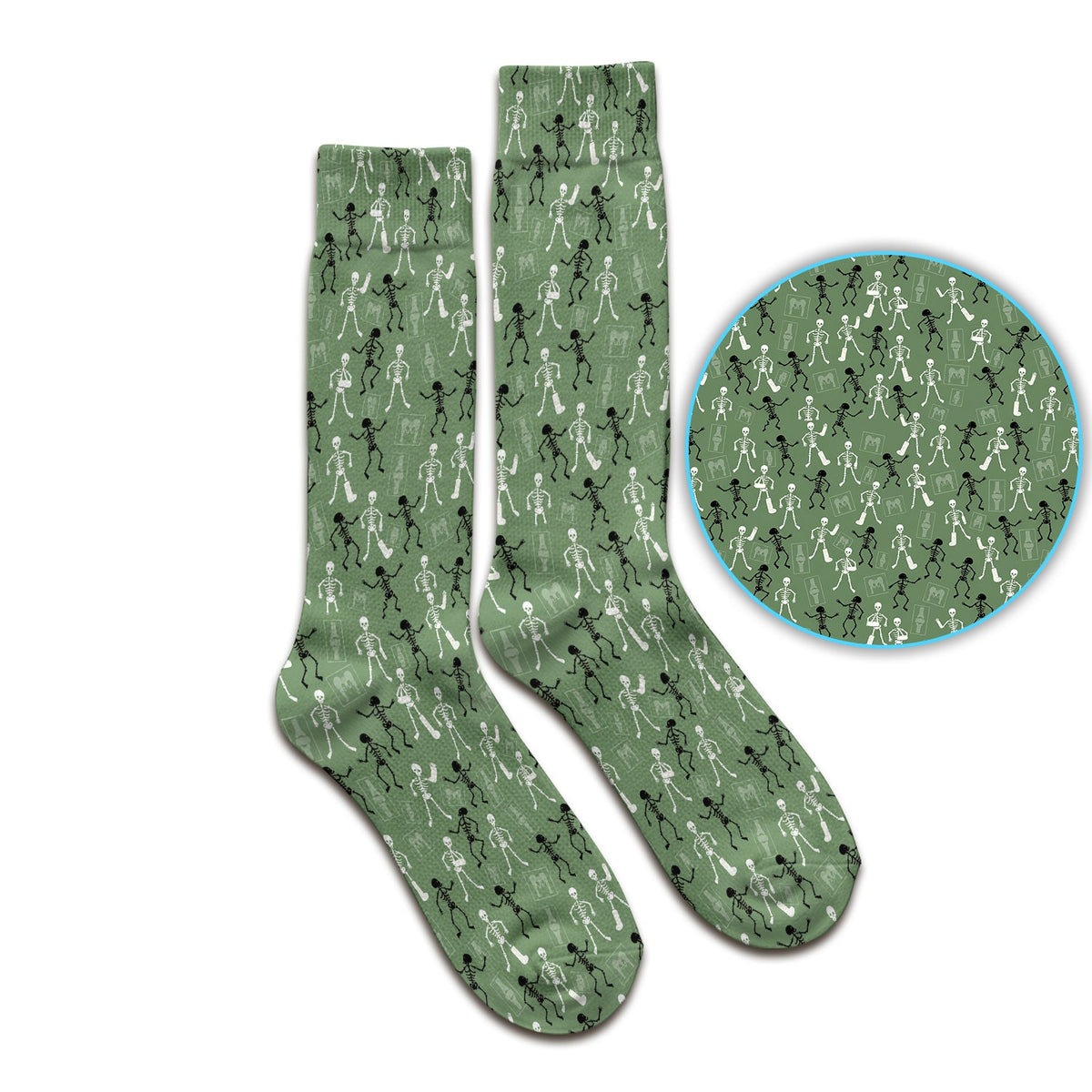 Orthopedic Skeleton Nurse Socks - Halloween Gift