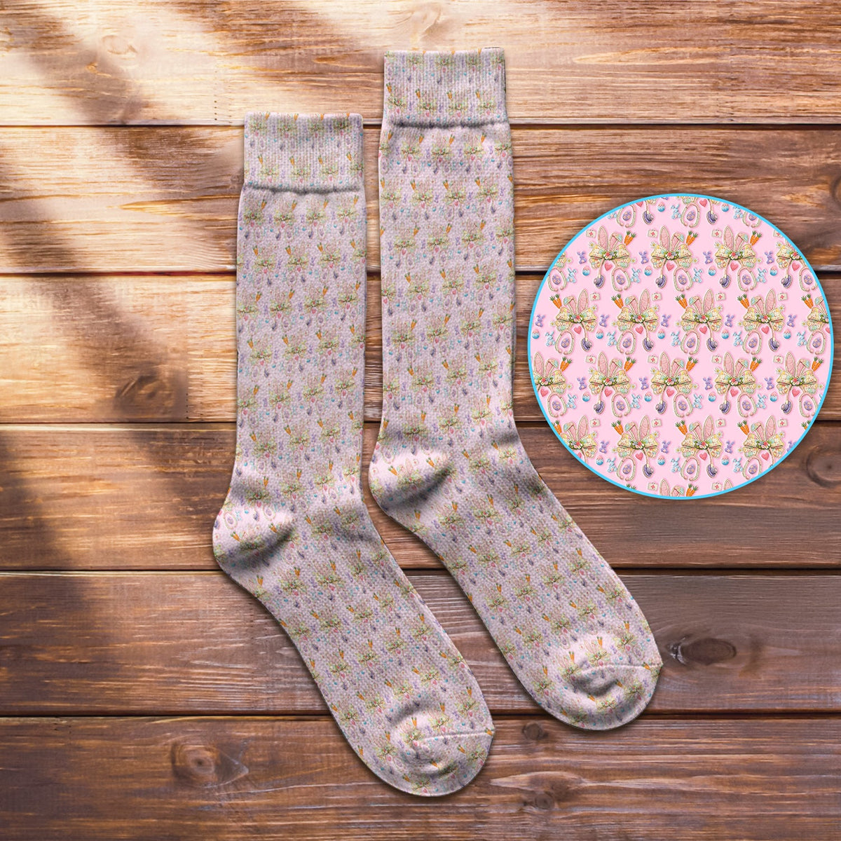 Bunny Stethoscope Nurse Socks - Easter Gift