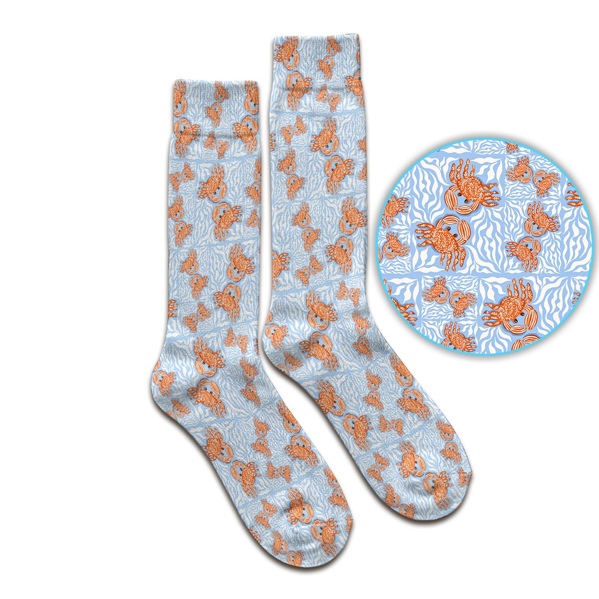 Coastal Crab Nurse Socks