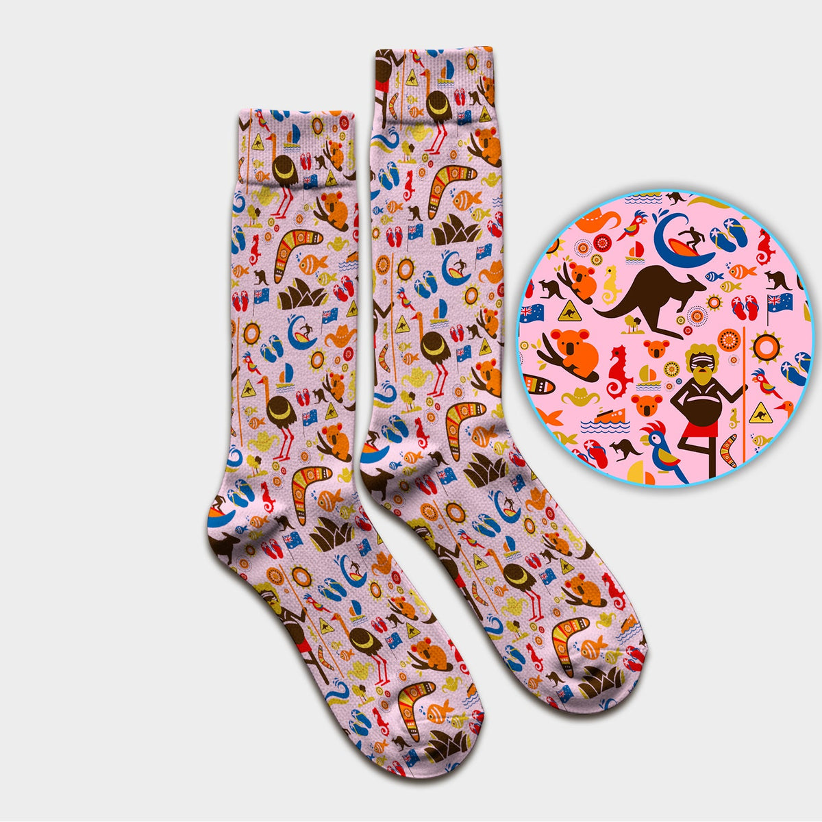 Indigenous Inspired Icon Nurse Socks
