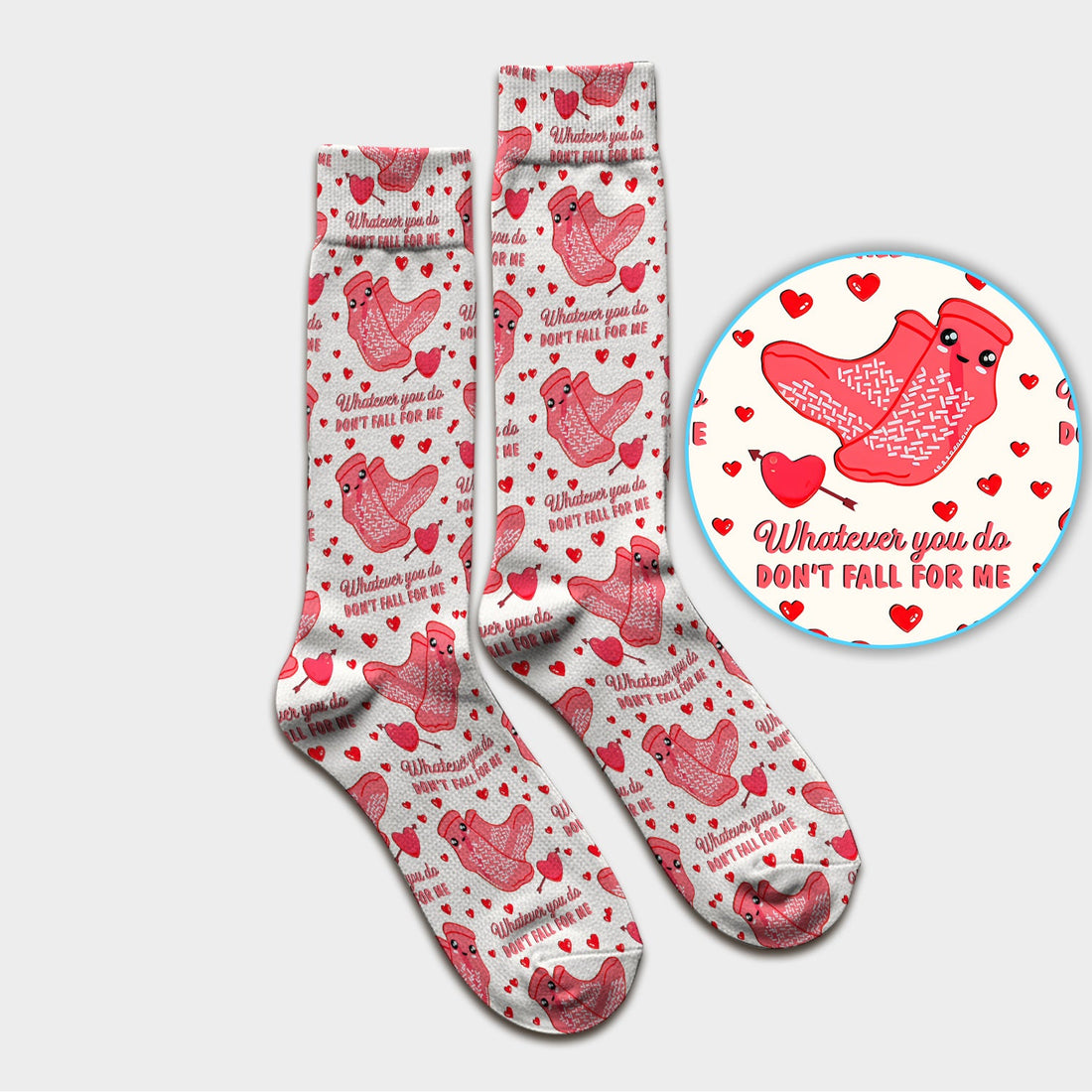 Valentine Funny Love Quote Nurse Socks