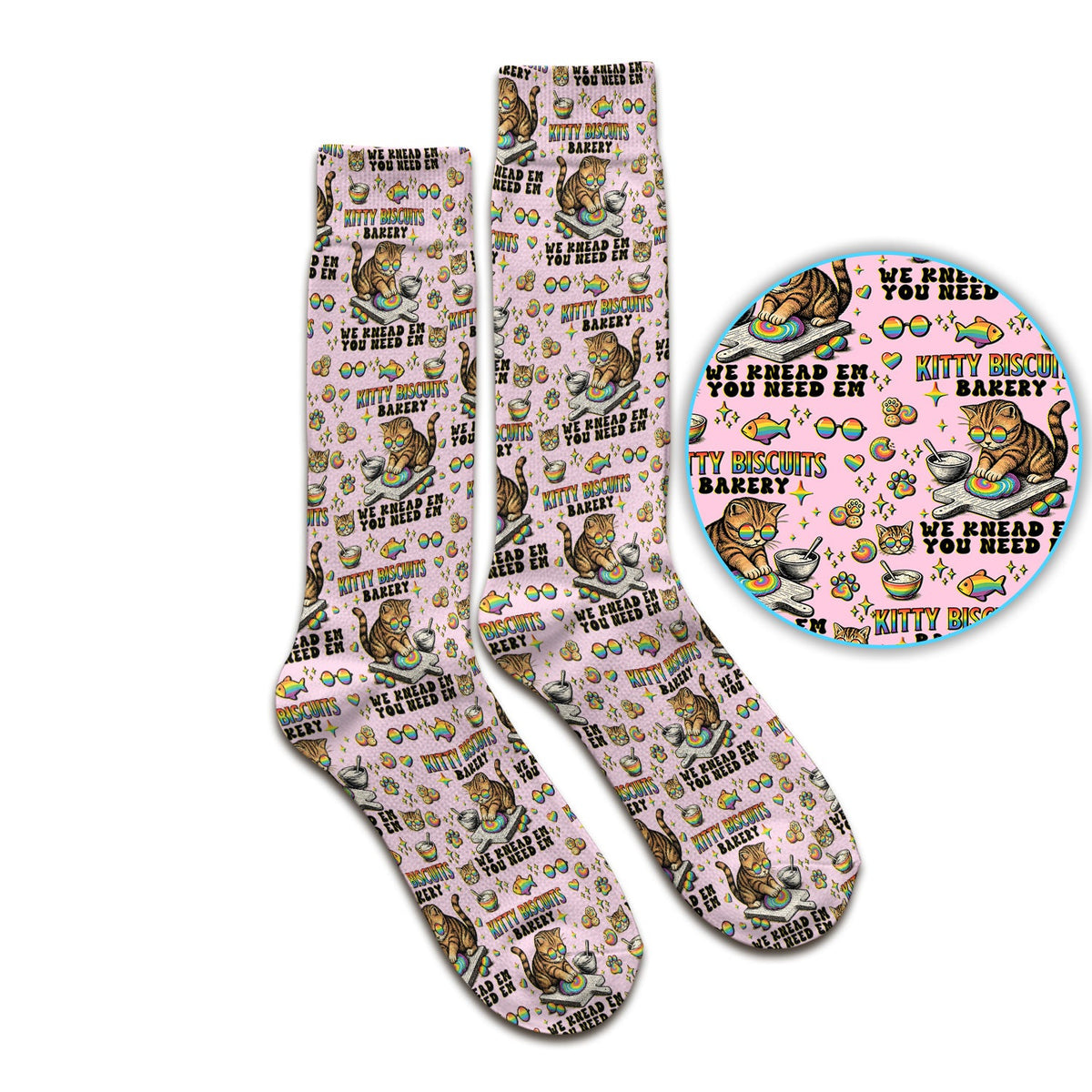 Pride Nurse Cat Baking Socks