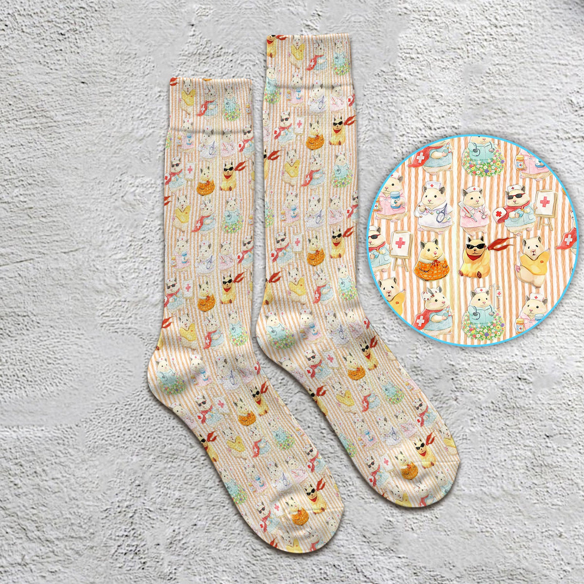 Hamster Nurse Socks