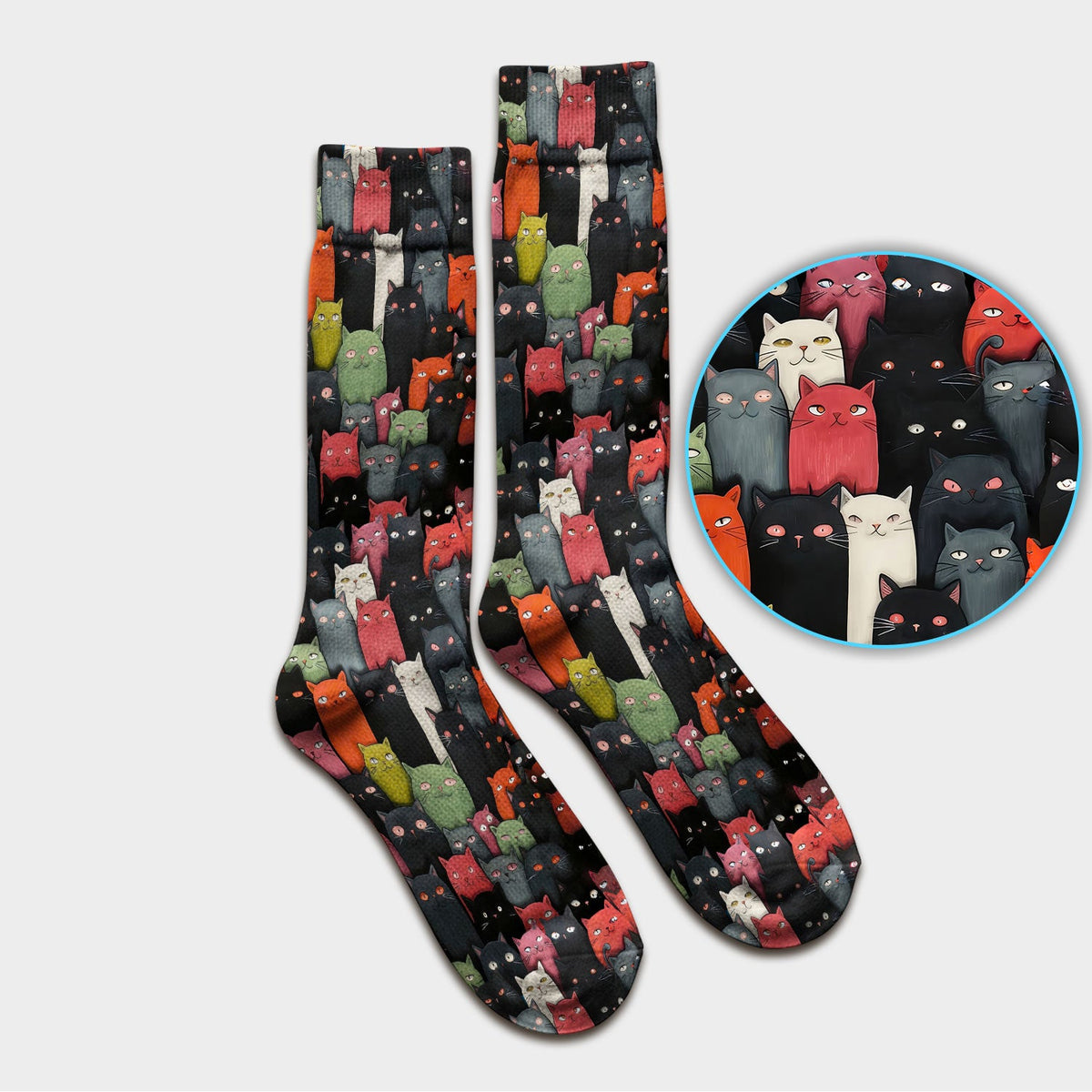 Artistic Cat Nurse Socks