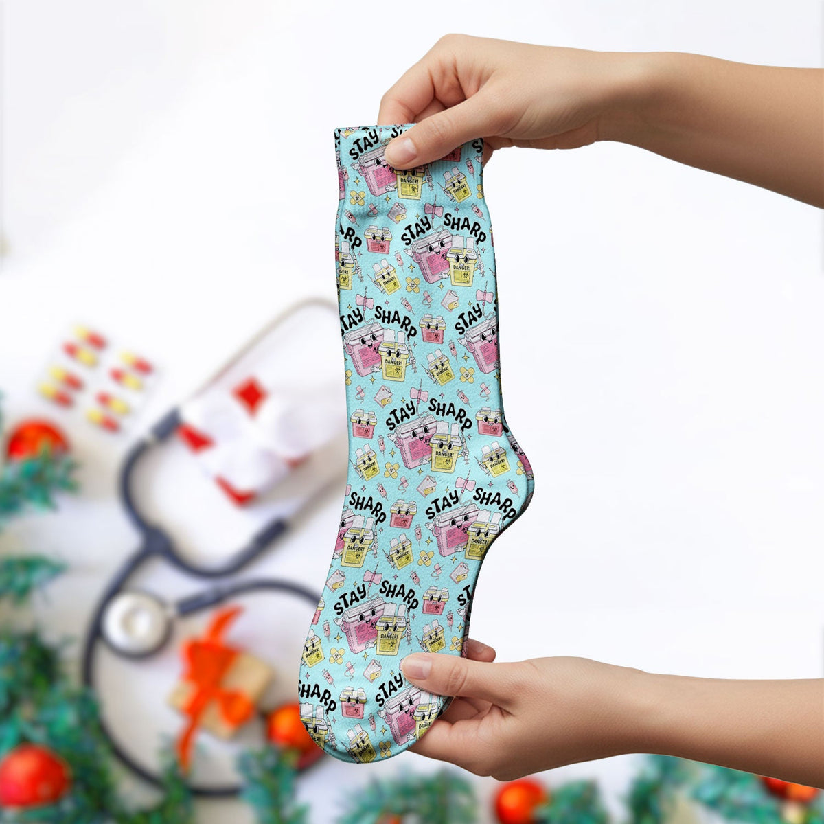 Stay Sharp Nurse Socks