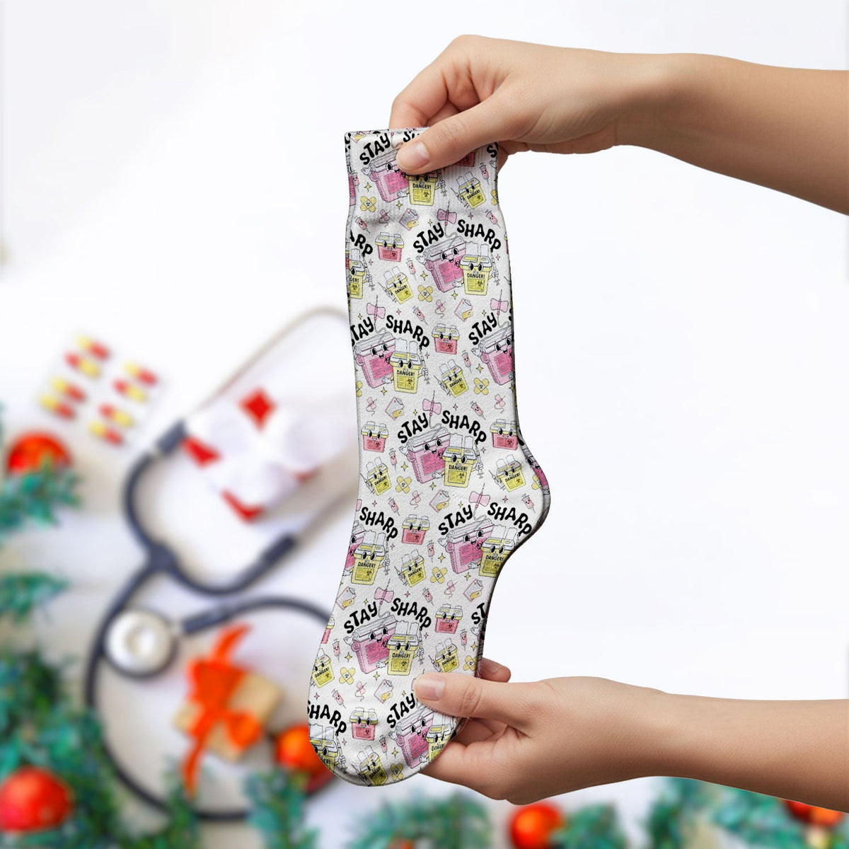 Stay Sharp Nurse Socks
