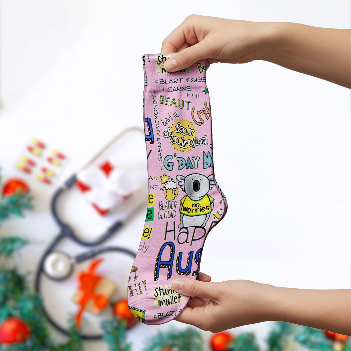 Koala Australia Nurse Socks