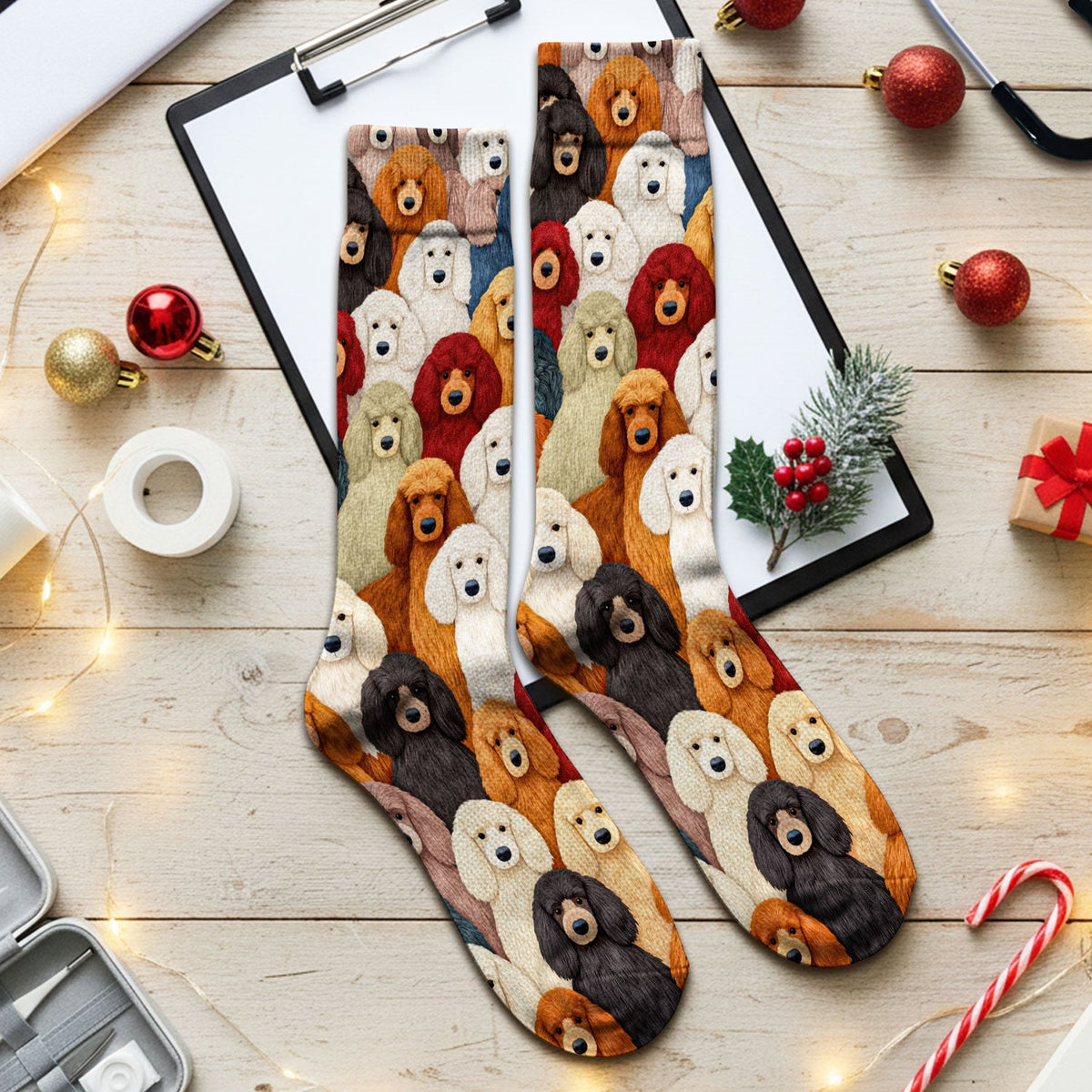 Poodle Dog Nurse Socks