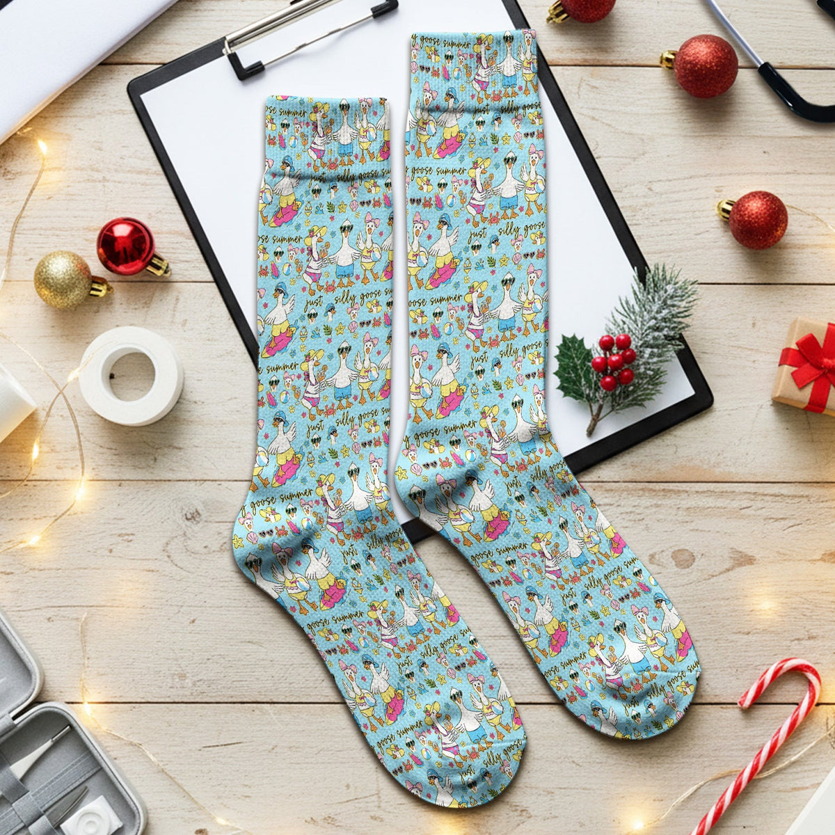 Silly Goose Summer Nurse Socks