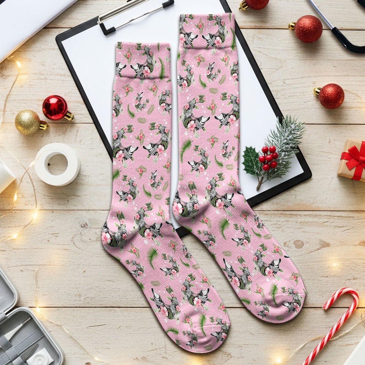 Platypus Tropical Floral Nurse Socks