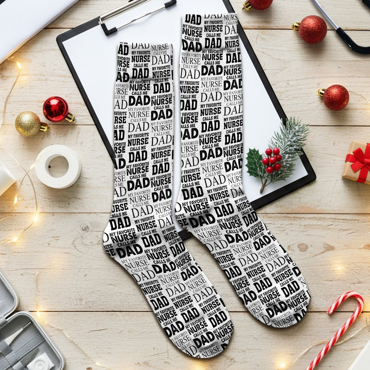 Favorite Nurse Calls Dad Socks