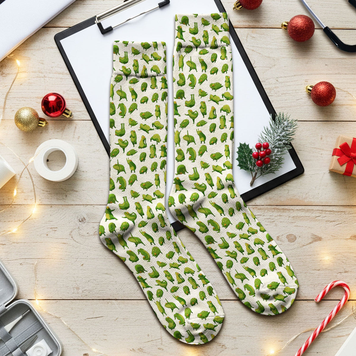 Frog Cartoon Nurse Socks