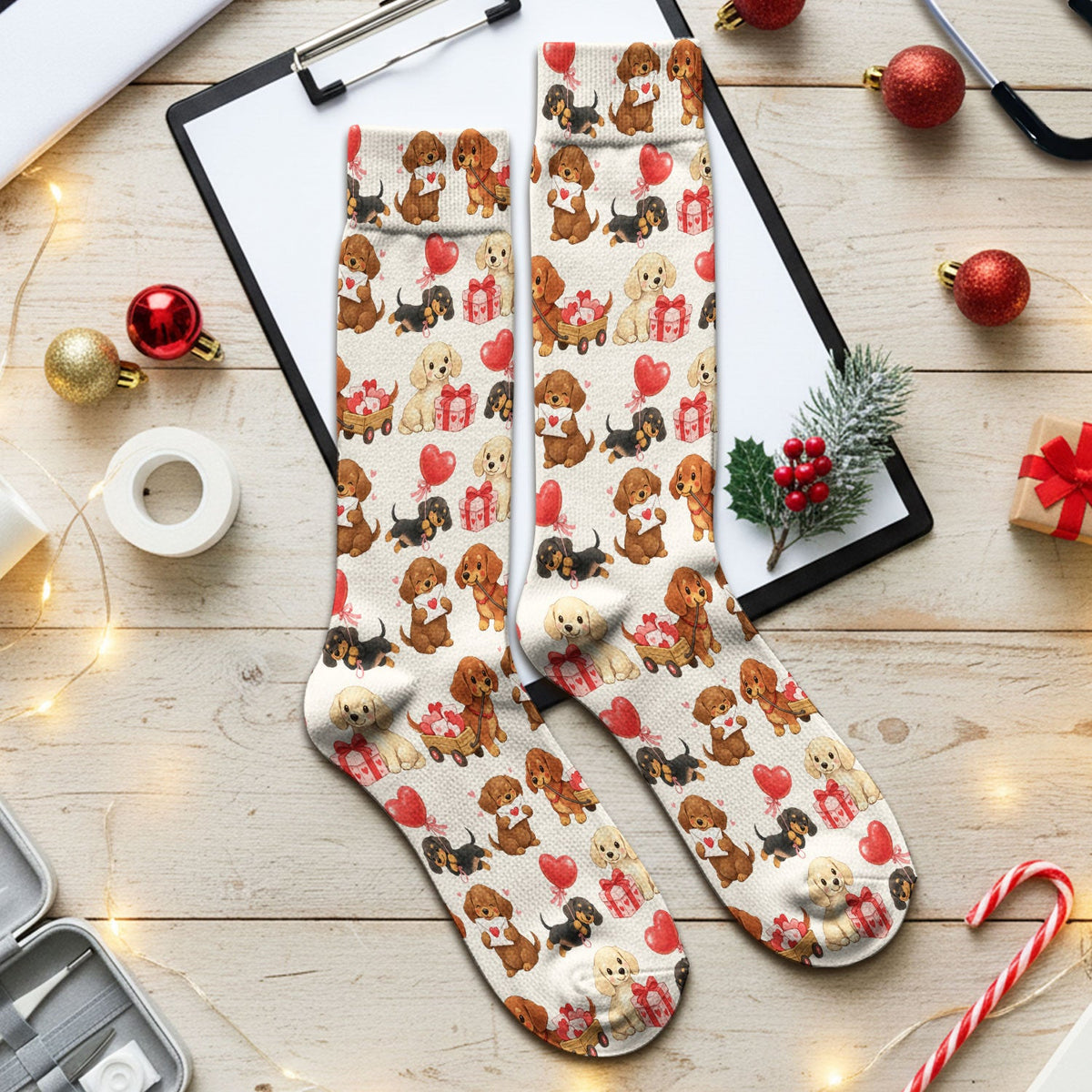 Wiener Dog Nurse Socks