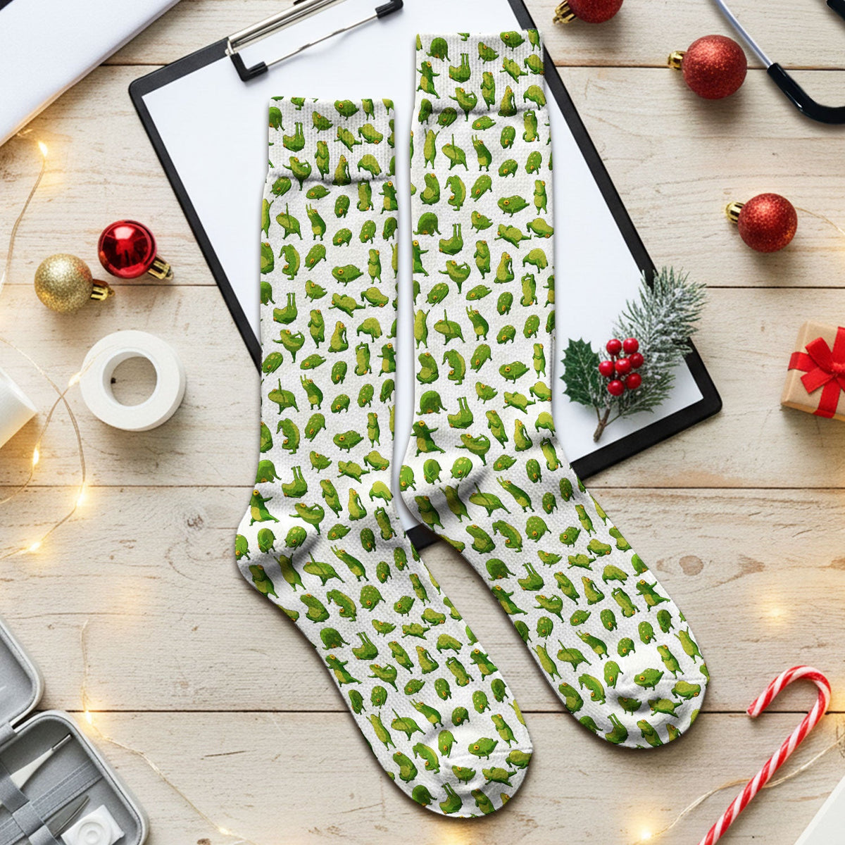 Frog Cartoon Nurse Socks