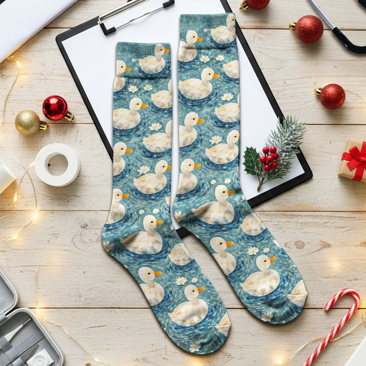 Duck Pond Nurse Socks
