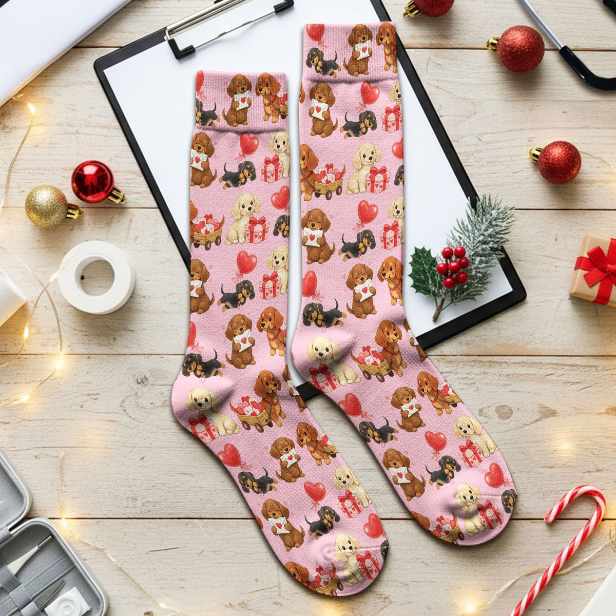 Wiener Dog Nurse Socks