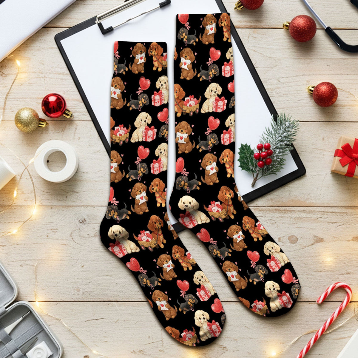 Wiener Dog Nurse Socks