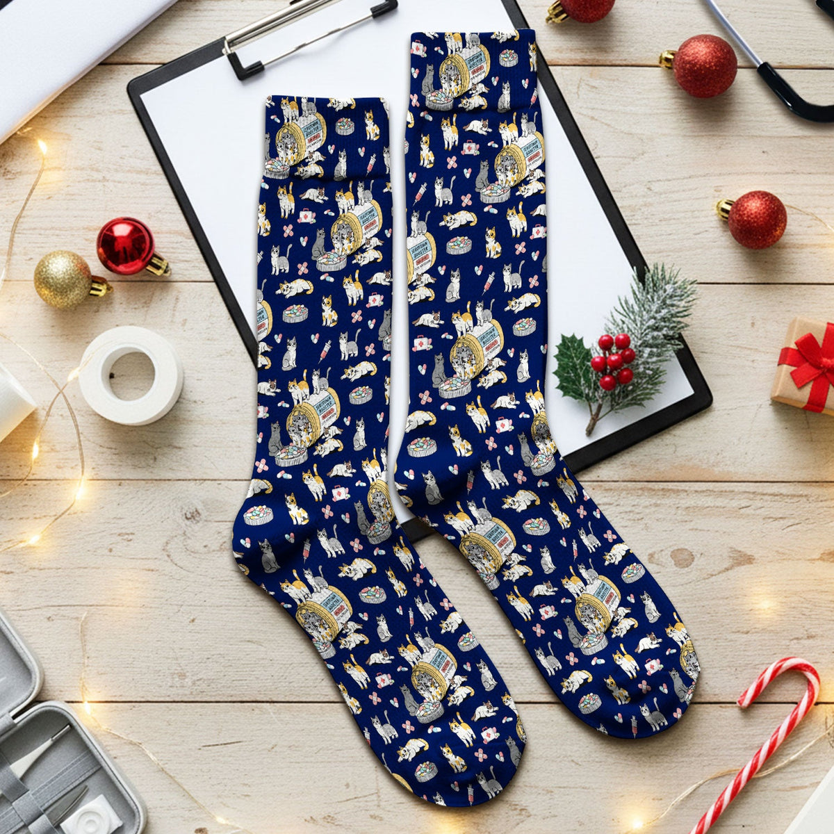 Cat Serotonin Booster Nurse Socks