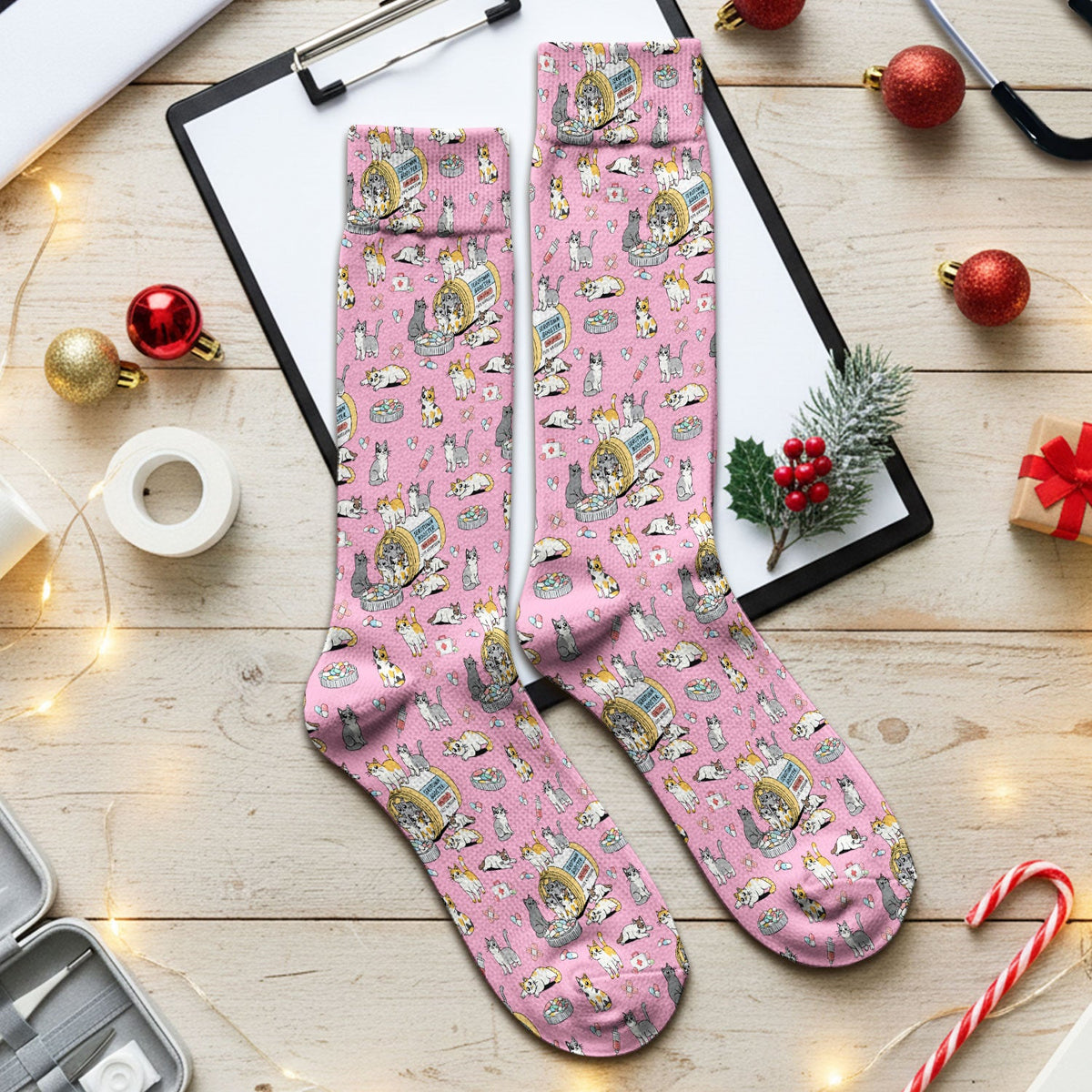 Cat Serotonin Booster Nurse Socks