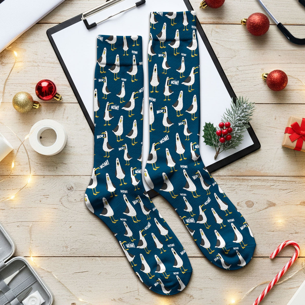 Seagull Mom Nurse Socks