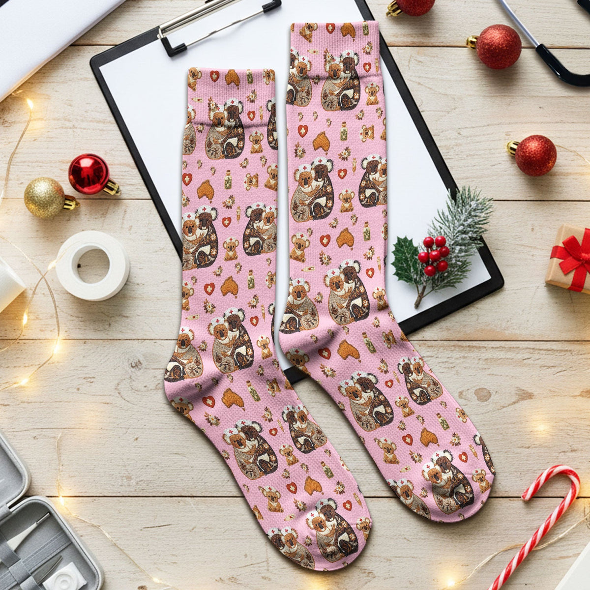 Koala Nurse Socks - Valentines Day Gift