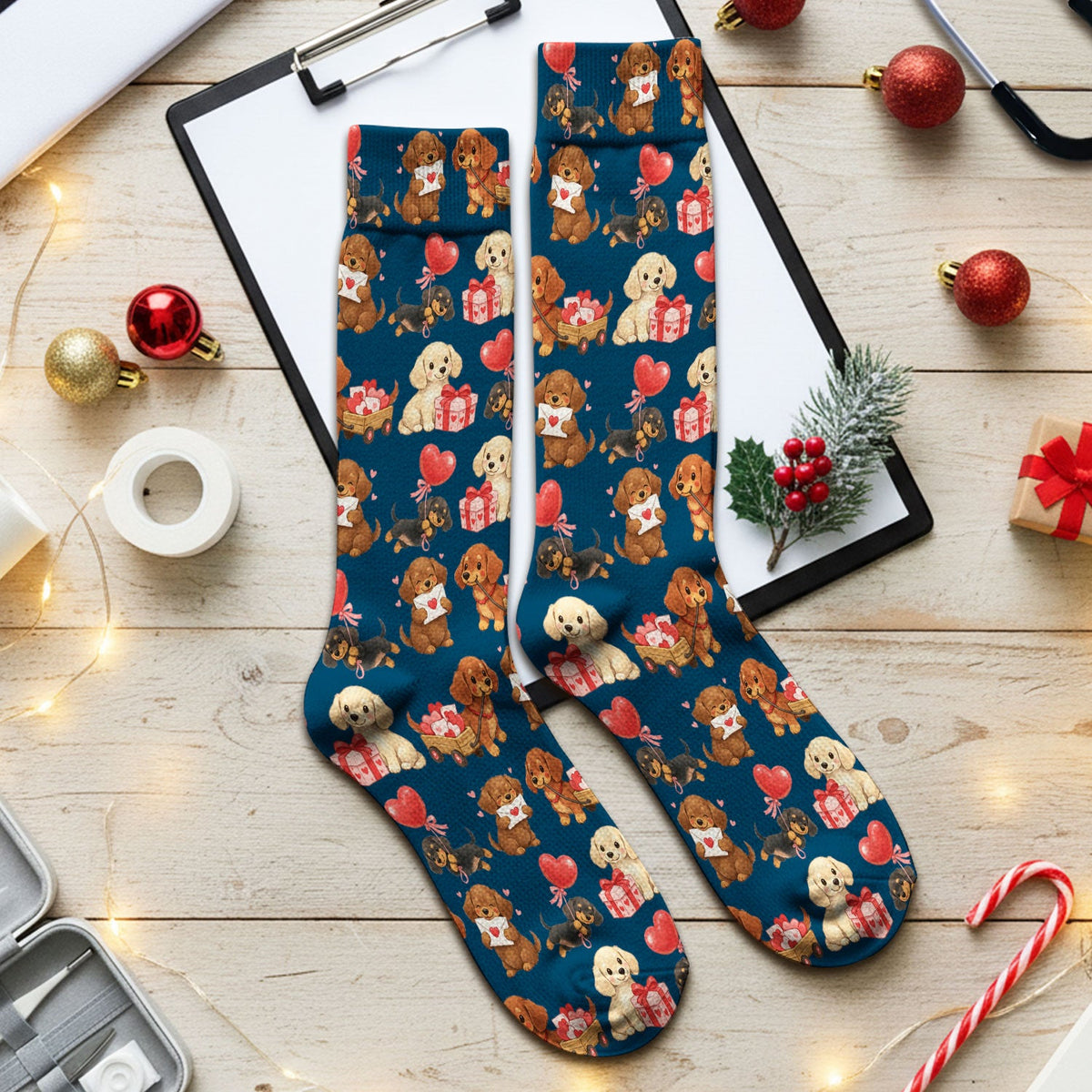Wiener Dog Nurse Socks