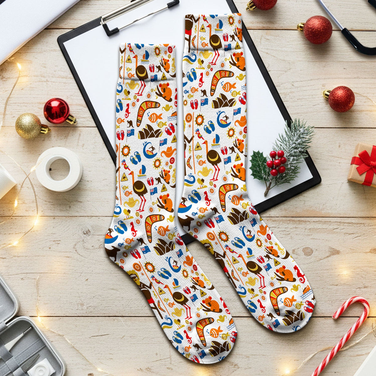 Indigenous Inspired Icon Nurse Socks