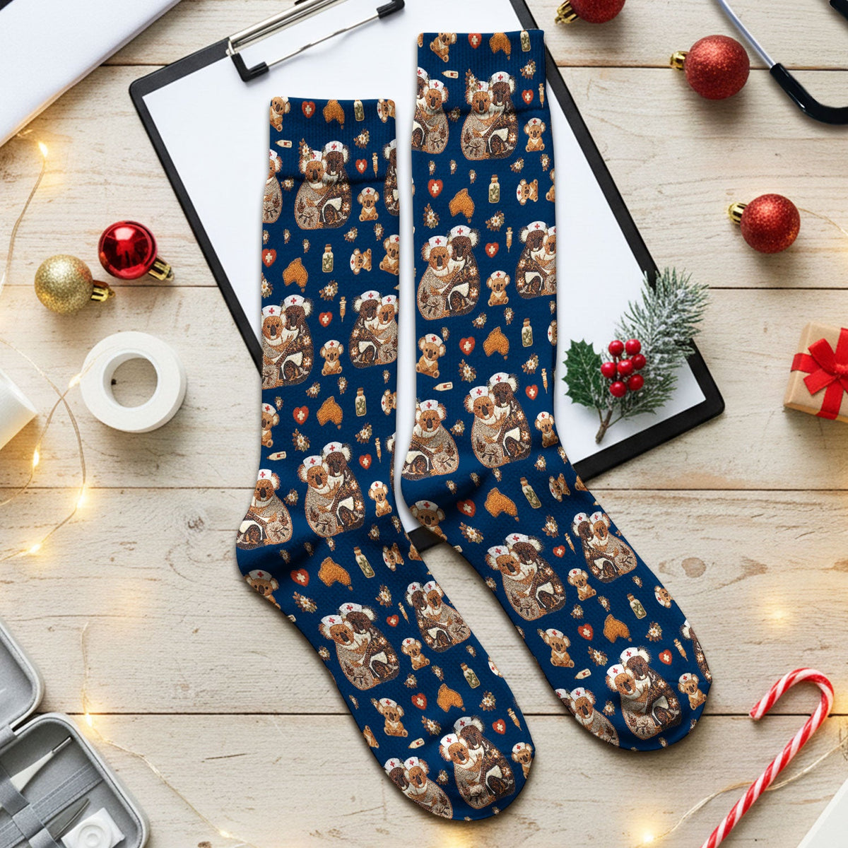 Koala Nurse Socks - Valentines Day Gift