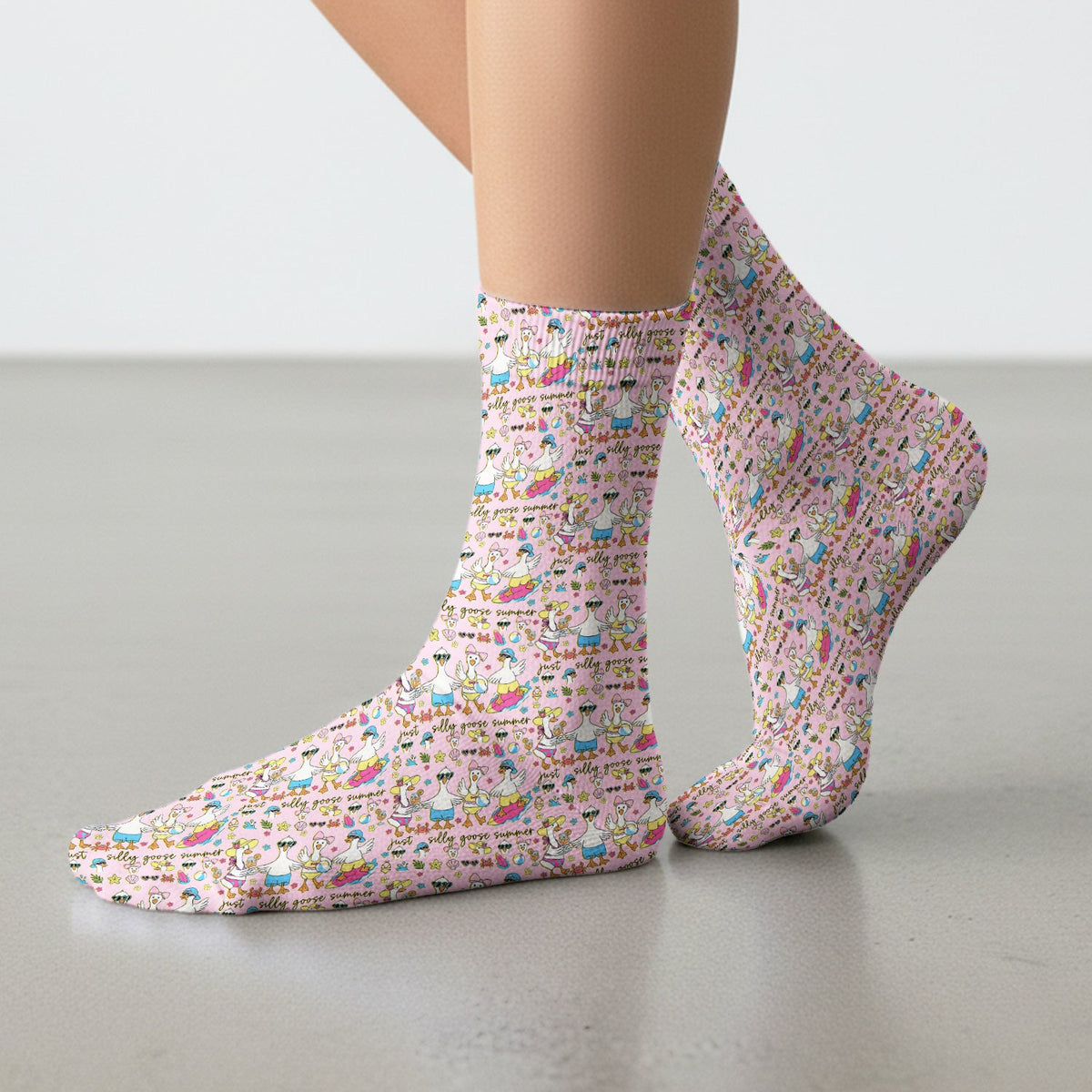 Silly Goose Summer Nurse Socks