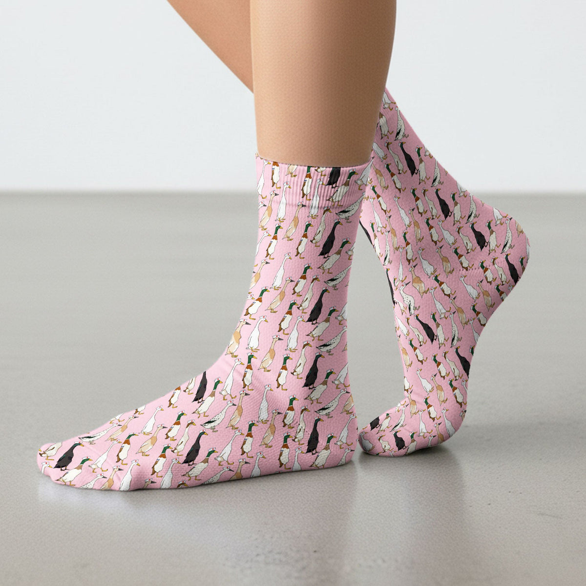 Duck Pattern Nurse Socks