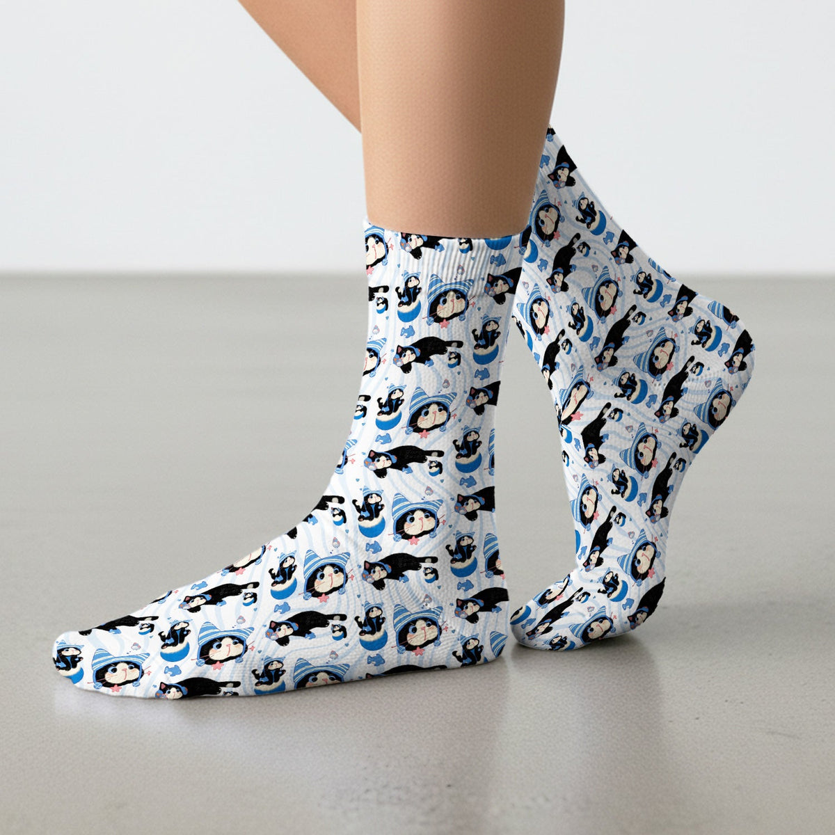 Kitten Fish Nurse Socks