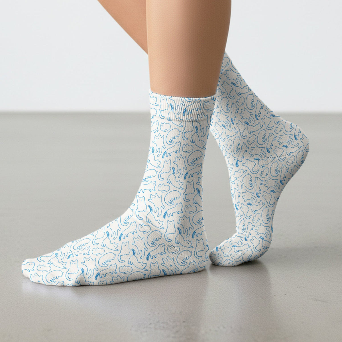 Artistic Cat Nurse Socks