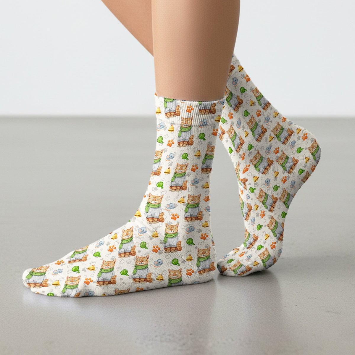 Adorable Cat Lover Nurse Socks
