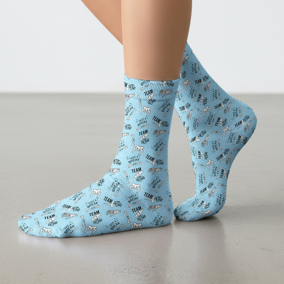 Team Ortho Bone Joint Nurse Socks