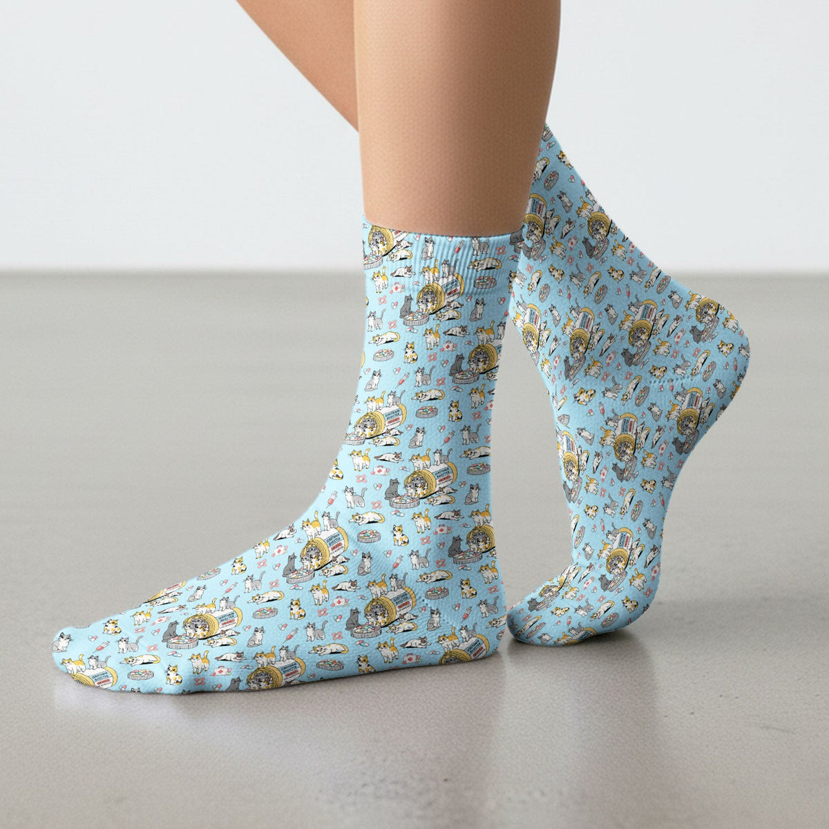 Cat Serotonin Booster Nurse Socks