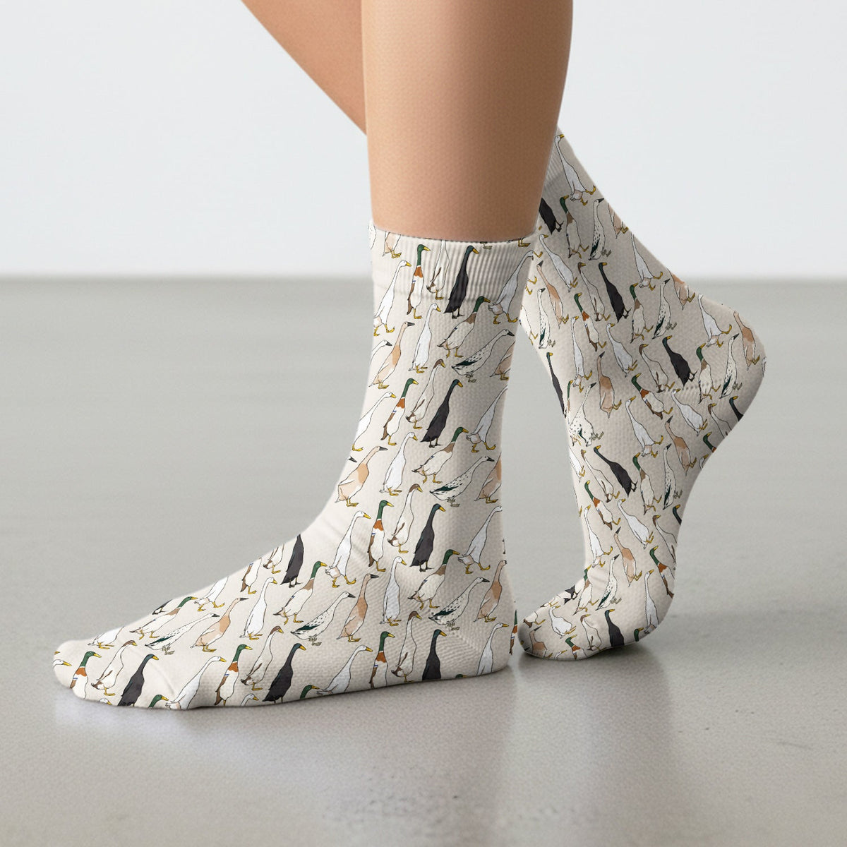 Duck Farm Animal Nurse Socks