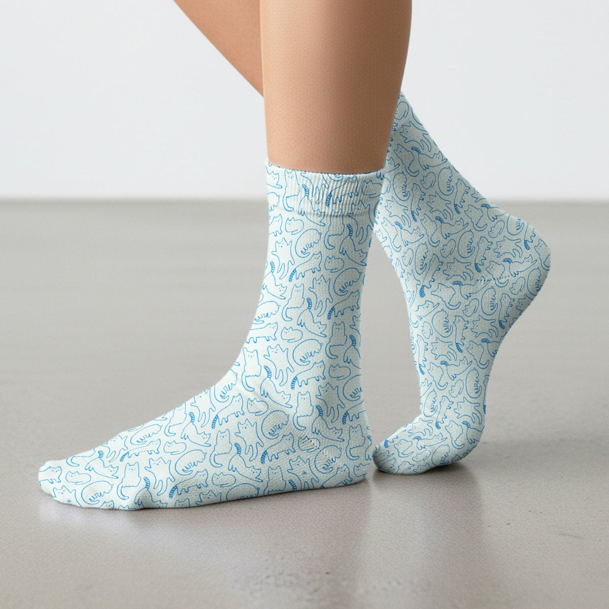 Artistic Cat Nurse Socks