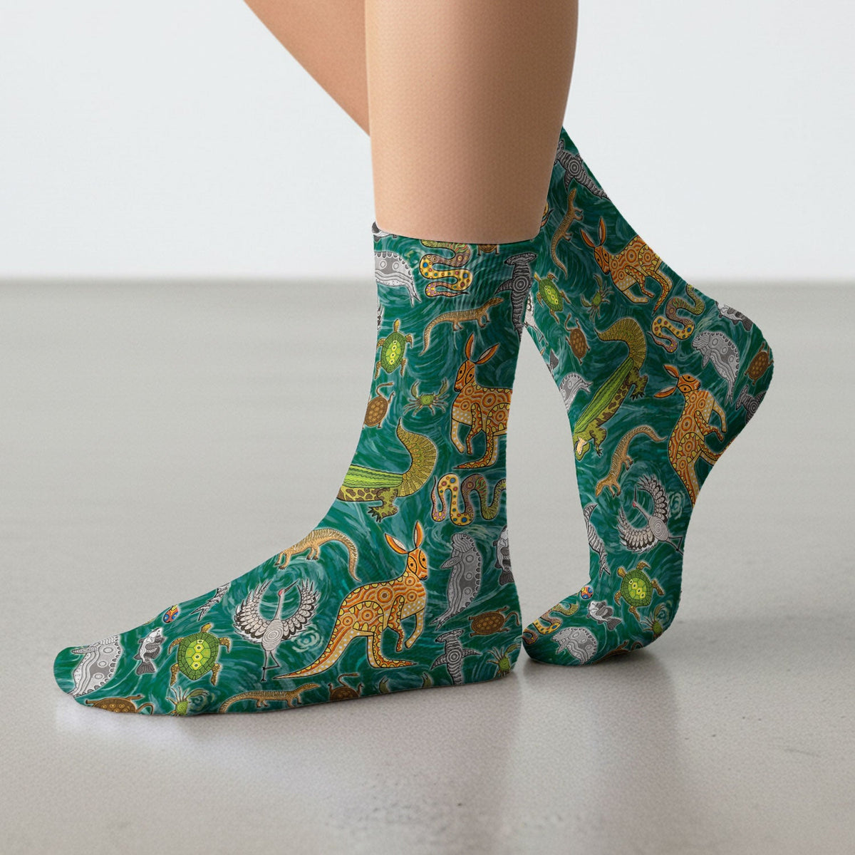 Crocodile Turtle Snake Nurse Socks
