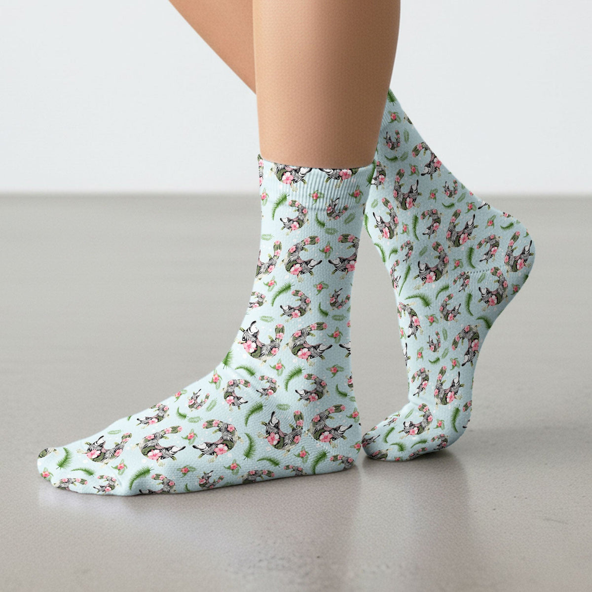 Platypus Tropical Floral Nurse Socks