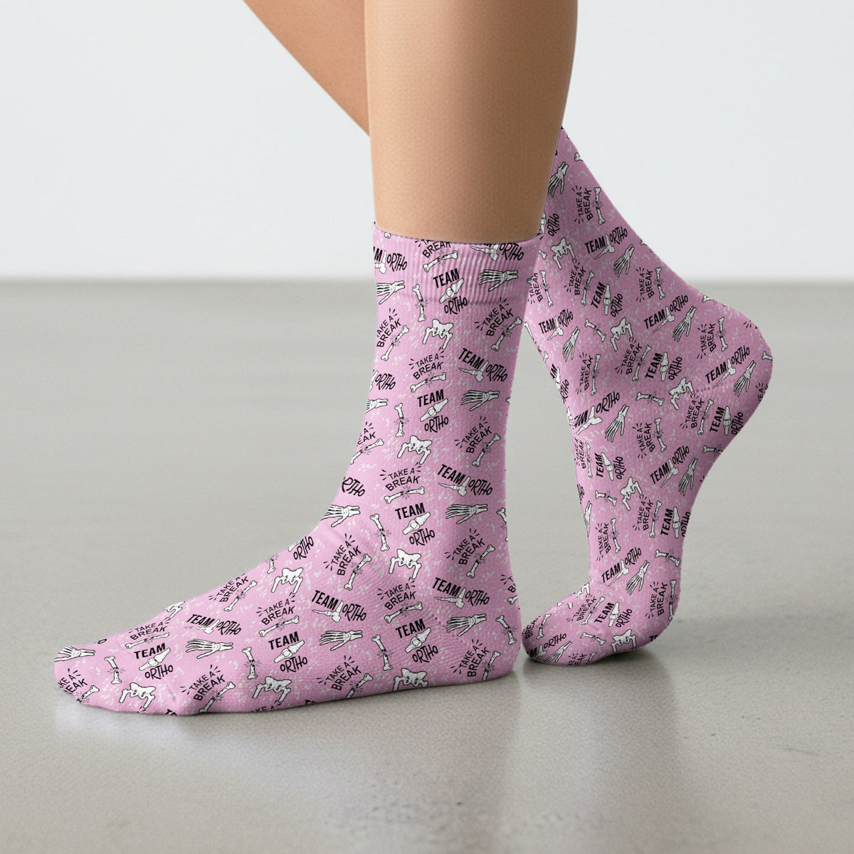 Team Ortho Bone Joint Nurse Socks