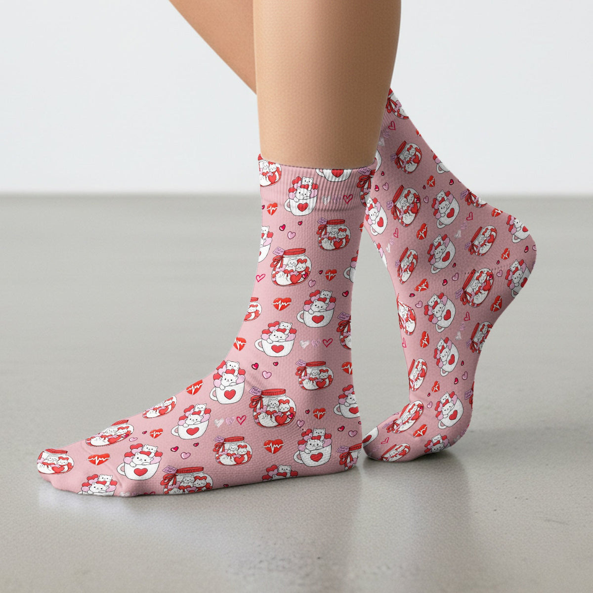 Cat Nurse Socks - Valentines Day Gift