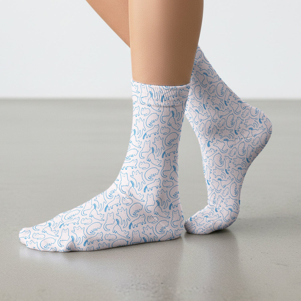 Artistic Cat Nurse Socks
