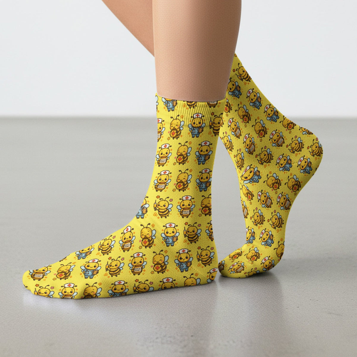 Honey Bee Nurse Socks