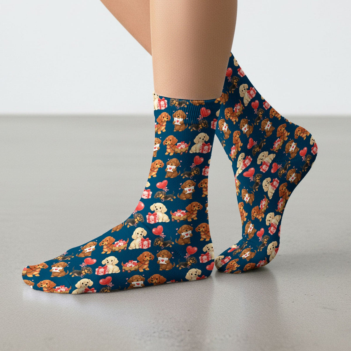 Wiener Dog Nurse Socks