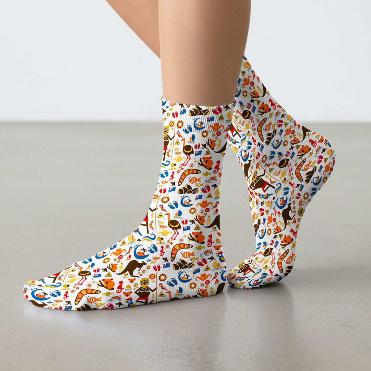 Indigenous Inspired Icon Nurse Socks