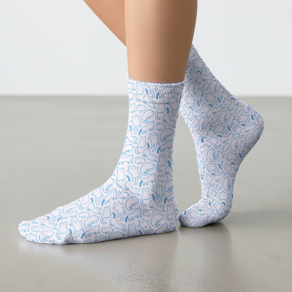 Artistic Cat Nurse Socks