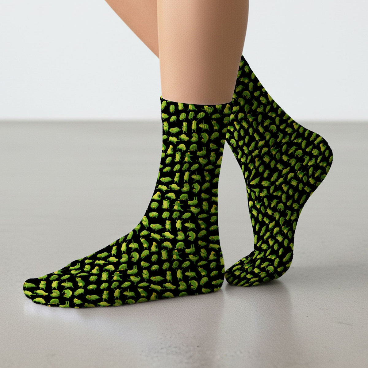 Frog Cartoon Nurse Socks