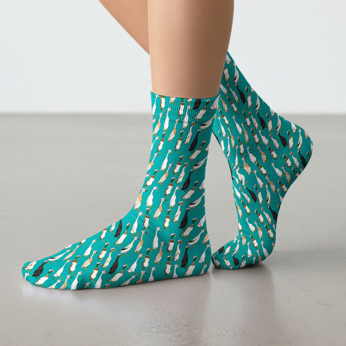 Duck Pattern Nurse Socks