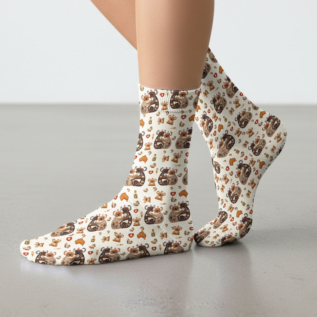 Koala Nurse Socks - Valentines Day Gift