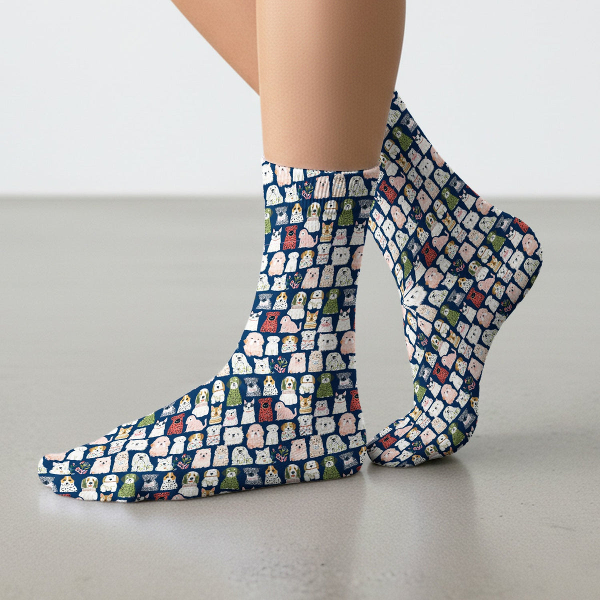 Dog Breeds Nurse Socks